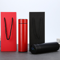 Tasses isothermes intelligentes en acier inoxydable de 500 ml avec affichage numérique LED de la température, infuseur à thé et isolation sous vide