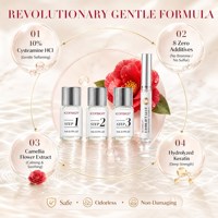 Kit de rehaussement de cils à la cystéamine WFactory Direct, kit de permanente pour cils, système de recourbement rapide longue durée à la kératine de camélia, marque privée