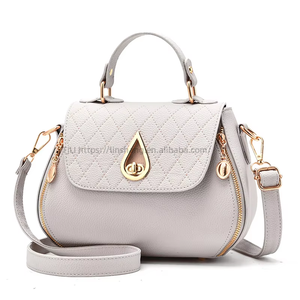 New Luxury Small Size Women's <b>Handbags</b> PU Leather Fashion Quilted Leather Bags Lady Style Wholesale <b>Handbags</b> - Product Image 2