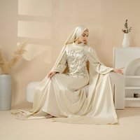 Abaya Cape de Luxe Exclusif Ornée à la Main, Style Modeste, Robe Musulmane pour Femme de Dubaï, Grande Taille, 116 $
