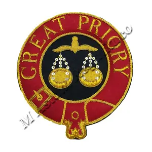 Knight of Malta Regalia Mantle cloak Badge Great Priory Malta Badge Masonic Apron Badge