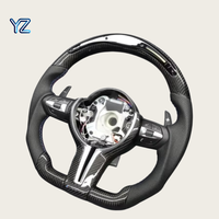 Volante Deportivo Personalizado YZ de Fibra de Carbono con LED, Vibración y Calefacción para BMW F10 F11 F30 F31 F34 F33 F36 F20 F21 F22 F23 M3 M6