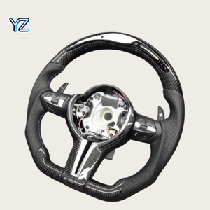 Volante Deportivo Personalizado YZ de Fibra de Carbono con LED, Vibración y Calefacción para BMW F10 F11 F30 F31 F34 F33 F36 F20 F21 F22 F23 M3 M6 - Product Image 2