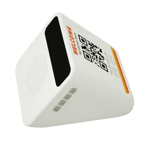 ES12 Nfc ödeme masaüstü dinamik Qr kodu Lcd ekran ödeme Soundbox