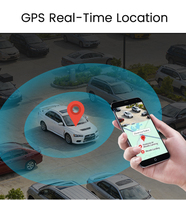 Caméra embarquée 4G WiFi 2K de haute qualité avec GPS, double objectif avant et arrière 1080P, moniteur en direct à distance et surveillance de stationnement 24h/24