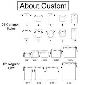 Bán Buôn Dây Kéo Nhung Quà Tặng Túi Đồ Trang Sức Lưu Trữ Túi Tùy Chỉnh Nhung Vải Quà Tặng Bao Bì Dây Kéo Túi Với Biểu Tượng Tùy Chỉnh - Product Image 4