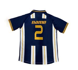 Camiseta de Fútbol Americano Retro Personalizada de Alta Calidad, 100% Poliéster, Transpirable, con Estampado Digital, Cuello en V, Manga Larga, Secado Rápido - Product Image 6