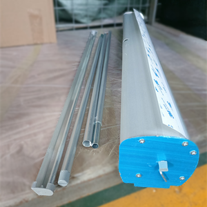 Espositore <span class=keywords><strong>Roll</strong></span>-<span class=keywords><strong>up</strong></span> di Lusso Standard Portatile 85X200 in Alluminio con Logo e Supporto - Product Image 5