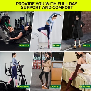 Calcetines de Compresión para Mujer, Transpirables, para Correr, Fitness, Yoga, Pilates, Viajes, 20-30 mmHg, para Venas Varicosas, de Alta Calidad, Personalizados - Product Image 4