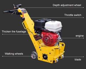 Offre Spéciale : <span class=keywords><strong>Scarificateur</strong></span> <span class=keywords><strong>d</strong></span>'Asphalte à Essence Autopropulsé pour l'Entretien des Chaussées Routières - Product Image 2