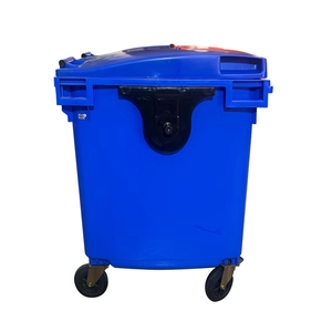 Contenedor de Basura con Ruedas y Pedal de 1100L, de Plástico PP para Exteriores, para Hogar, Hotel, Baño, Cocina, Almacenamiento y Reciclaje - Product Image 2