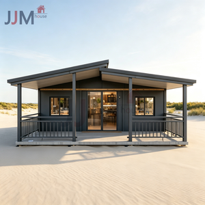 JJM Casa Contenedor Plegable Prefabricada de Bajo Precio, Villa Pequeña de 20ft 40ft, Modular y Expandible, Diseño Moderno para Oficina - Product Image 3