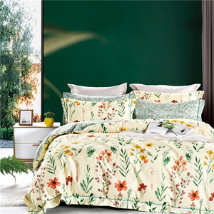 KOSMOS lujo impreso tamaño King equipado <span class=keywords><strong>individual</strong></span> doble tamaño venta al por mayor 100% poliéster sábana cubierta de cama sában - Product Image 4