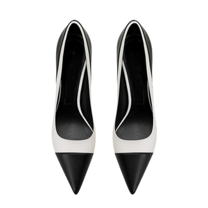 Escarpins de soirée patchwork personnalisés à talons hauts, grande taille 47, pour femmes, multicolores, à talon aiguille, pour pieds larges - Product Image 5