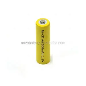 Batterie rechargeable ni cd aa 500mah 1.2v, batterie ni-cd 1.2v 600mah