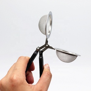 Bola de colador para infusiones de té, malla de acero inoxidable de fácil apertura de alta calidad - Product Image 1
