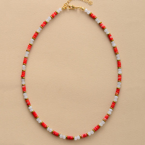 Colorful Beaded Choker <b>Necklace</b> Multilayered Jewelry Party Wear Fashion <b>Statement</b> Piece - Product Image 4