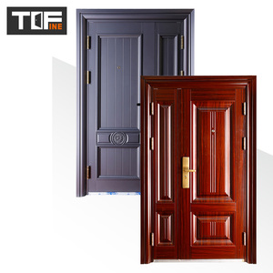 <span class=keywords><strong>Porte</strong></span> <span class=keywords><strong>d</strong></span>'<span class=keywords><strong>entrée</strong></span> résidentielle au design contemporain en acier galvanisé <span class=keywords><strong>Porte</strong></span> de sécurité avant bon marché pour hôtels <span class=keywords><strong>appartement</strong></span> - Product Image 4
