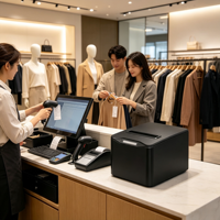 Printer Thermal Struk POS WiFi Android BT LAN USB 83mm Murah dengan Driver Linux Tersedia Garansi 2 Tahun