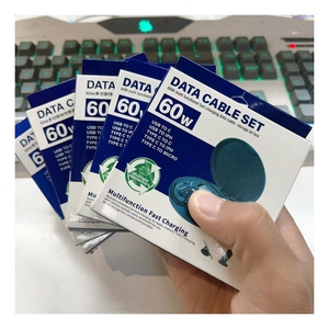 Hot OEM du lịch 6 trong <span class=keywords><strong>1</strong></span> Multiport USB C sạc cáp và Cáp dữ liệu Kit 60 Wát sạc nhanh điện thoại Adapter sạc cáp cho <span class=keywords><strong>iPhone</strong></span> - Product Image 2