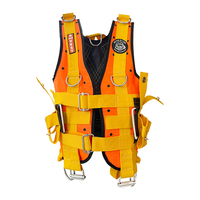 Gilet de sécurité le plus vendu en usine avec cadre dorsal intégré pour bouteille de gaz, équipement de plongée municipal et d'ingénierie en nylon