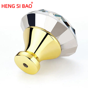 Çinko Alaşımlı Kristal Cam Elmas Kulplar Stoklarımızda Mevcuttur ve Mutfaklar, Gardıroplar ve Komodinler İçin Uygundur - Product Image 5