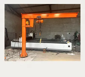 China Factory Price davit crane 1 ton 2 tons 5 tons with electric hoist chain hoist for dock workshop