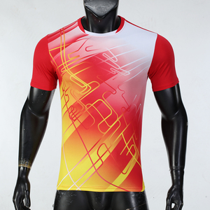 เสื้อยืดโพลีเอสเตอร์ราคาถูก จำนวนมาก มีสินค้าในสต็อก ขายดี พิมพ์ลายโลโก้ได้ตามต้องการ เสื้อยืดวิ่งออกกำลังกาย แห้งเร็ว สำหรับผู้ชาย - Product Image 2