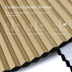 SAMADHI Custom Honeycomb Cellular <b>Shades</b> Thermal Insulated Pleated Window <b>Blinds</b> for Bedroom Living Room Home Decor - Product Image 5