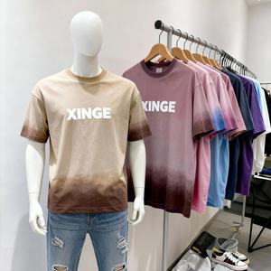 Camiseta Unisex 2026, Estilo Retro, Degradado, Lavada, Desgastada, 100% Algodón, Corte Holgado, Formal, con Estampado Gráfico Personalizado DTG - Product Image 2