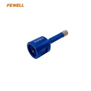 แกนเจาะ M14 arix รูปดอกไม้แบบสุญญากาศ8มม. ดีไซน์ใหม่แกนเจาะคอนกรีตหินแกรนิตหินอ่อนคอนกรีต - Product Image 4