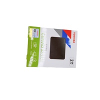 Boîte de disque dur mobile personnalisée avec fenêtre, boîte d'emballage en papier de produit personnalisé d'usine