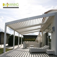 Pergola imperméable extérieure en aluminium avec poteaux/auvent pergola/auvent de véranda