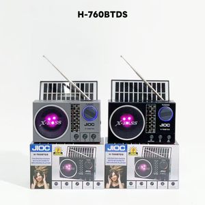 Radio <span class=keywords><strong>FM</strong></span> portátil de plástico JOC H-760BTDS con energía solar, altavoz inalámbrico, reproductor USB/TF y luz LED - Product Image 5