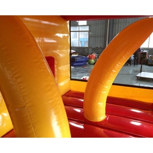 Extérieur bande dessinée commerciale thème parcours d'obstacles Gonflable avec <span class=keywords><strong>toboggan</strong></span> pour les enfants - Product Image 4
