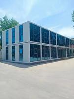 Conteneur préfabriqué mobile de 20 pieds, démontable et en kit, pour logement temporaire, bureau, école, chantier de construction