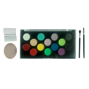Factory Supplies Srivate Label 12 Colors Body Art Makeup Vegan Kids Halloween Party <strong>Face</strong> Painting Neon <strong>Face</strong> <strong>Paint</strong> Palette <strong>Set</strong> - Product Image 3