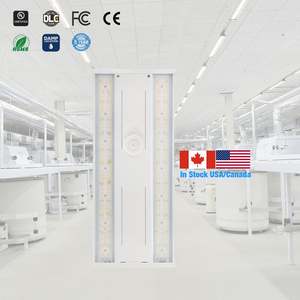 Projecteur linéaire industriel OEM 130W pour AC100-277V, construction en aluminium, étanche IP65, garantie 5 ans, télécommande/détecteur - Product Image 1