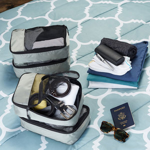 Juego de 4 Organizadores de Equipaje Portátiles, <span class=keywords><strong>Bolsas</strong></span> Organizadoras <span class=keywords><strong>para</strong></span> Maletas, Accesorios de Viaje, Organizador de <span class=keywords><strong>Bolsas</strong></span> de Viaje - Product Image 2