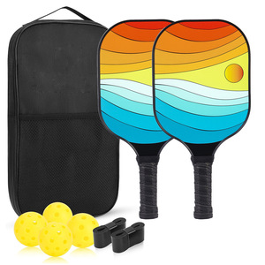 Juego de palas de pickleball con bolsa de transporte de nailon, mango antideslizante de fibra de vidrio de 43x21x8cm, entretenimiento al aire libre - Product Image 5