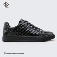 LANCI Fournisseur direct Chaussures pour hommes luxueuses fabriquées à la main en cuir véritable Chaussures de mode sur mesure