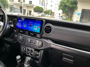 New 12.3 ''<span class=keywords><strong>android</strong></span> Màn hình kép Carplay GPS navigation Bảng điều khiển cụm Jeep Wrangler JL 2018-2023 stereo DSP chức năng CD máy nghe nhạc - Product Image 2