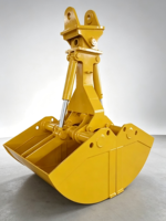 Grappin hydraulique à grande capacité de 12 m³ pour le chargement de céréales, d'engrais et de sel en port et en quai, avec télécommande sans fil