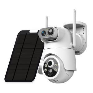 Telecamera <span class=keywords><strong>WIFI</strong></span> ICsee 2K 4MP a Doppia Lente, Sistema di Sicurezza PTZ 360°, Impermeabile per Sorveglianza Esterna con Monitor Esterno - Product Image 1