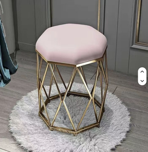 เก้าอี้แต่งหน้าเหล็กดัดสไตล์หรูหราทันสมัยแบบนอร์ดิกสำหรับสาวๆ ลดราคาพิเศษ - Product Image 5