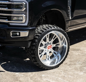 Jantes de <span class=keywords><strong>camion</strong></span> en alliage d'aluminium forgé à rebord profond personnalisées 24x14 26x14 26x16 8x170 8x180 6x135 6x139.7 pour F150 - Product Image 3