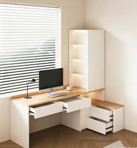 <span class=keywords><strong>Escritorio</strong></span> Infantil de Madera Maciza Moderno y Personalizado, Estantería, Mesita de Noche, <span class=keywords><strong>Escritorio</strong></span> Multifuncional para Sala de Estar, Dormitorio, <span class=keywords><strong>Escritorio</strong></span> para Computadora - Product Image 6