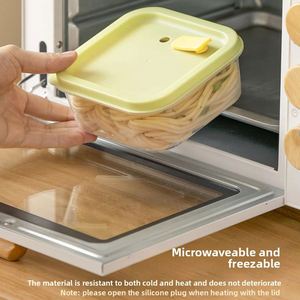 Airtight Fridge <b>Storage</b> Organizer Food Grade Plastic Container <b>Microwave</b> Freezer Safe for Fruit Lunch Bento Box - Product Image 3