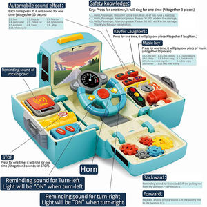 <span class=keywords><strong>Bus</strong></span> éducatif pour enfants, jouets cadeaux d'anniversaire, roue en plastique, engrenage, simulation, <span class=keywords><strong>volant</strong></span>, autobus scolaire avec lumière et musique - Product Image 3