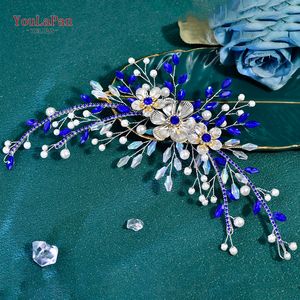 ยูลาปันเครื่องประดับศีรษะเจ้าสาวสำหรับวันครบรอบแต่งงาน ประดับคริสตัลและดอกไม้ งานแฮนด์เมด แฟชั่นสำหรับผู้หญิง เหมาะสำหรับงานเลี้ยงและงานปาร์ตี้ - Product Image 6